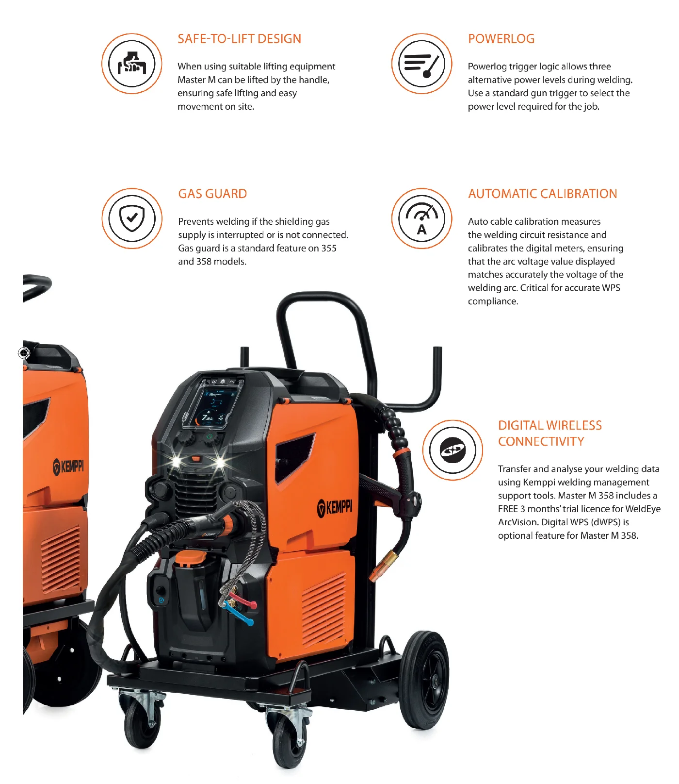 Kemppi Master M 358 Air GXe 405G3.5M